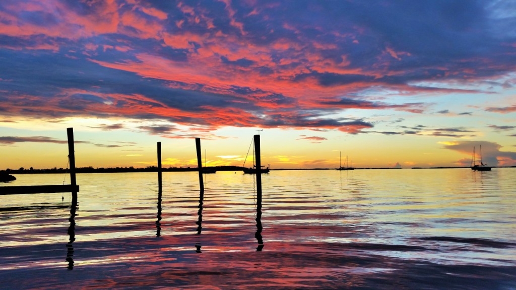 Ashley Partridge - Reddish Sky Sunset in Key Largo