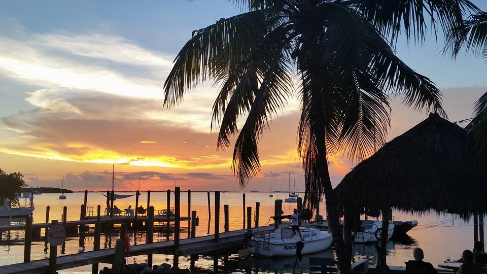 Devon Ellis - Relaxing Sunset in Key Lime Sailing Club and Cottages Key Largo