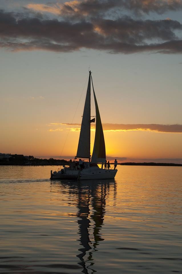 A Beautiful Sunset Cruise in Key Largo Florida by Joe Sweat