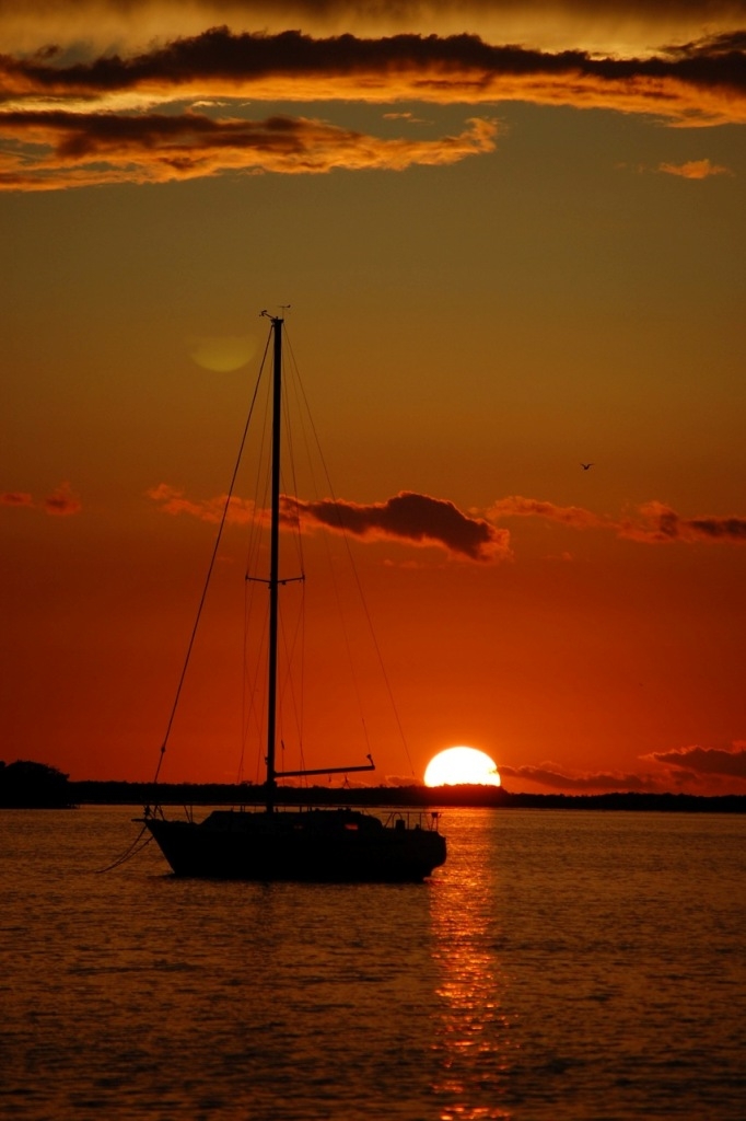 Beautiful Sailing under the Sunset in Key Largo - from Patricia Kirkman
