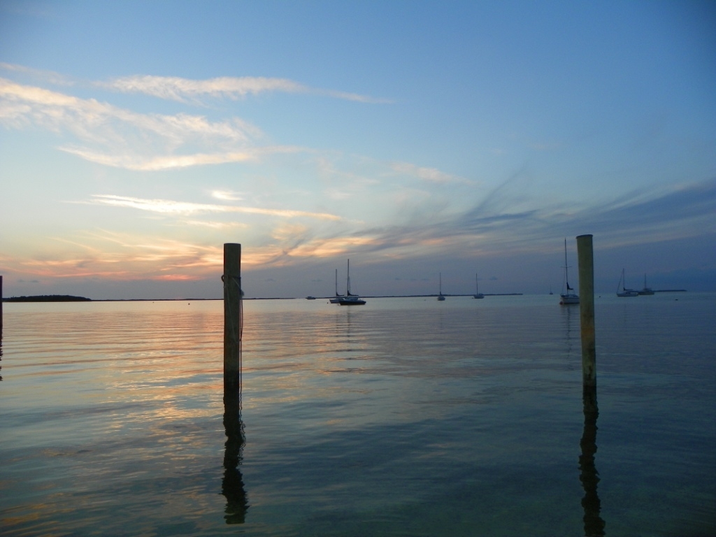 Calm Waters of Buttonwood Sound in Key Largo Florida - from Steve and Anita Hartfield