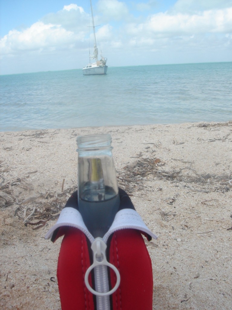 Enjoying a Cold Drink at a Florida Keys Island While Docked - from Sarah Bauman