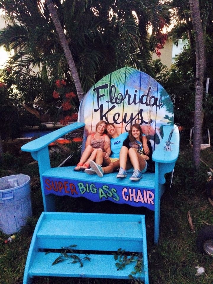 Excellent Photo Opportunity on the Super Big Ass Chair in Key Largo Florida Just Beside the Overseas Highway - from Sharyn Gray