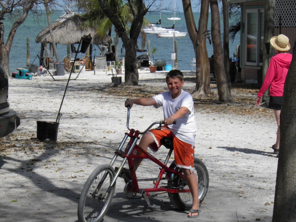 Free Bicycles for Key Largo Cottages Guests from Meli Londeree and Jesse Brock