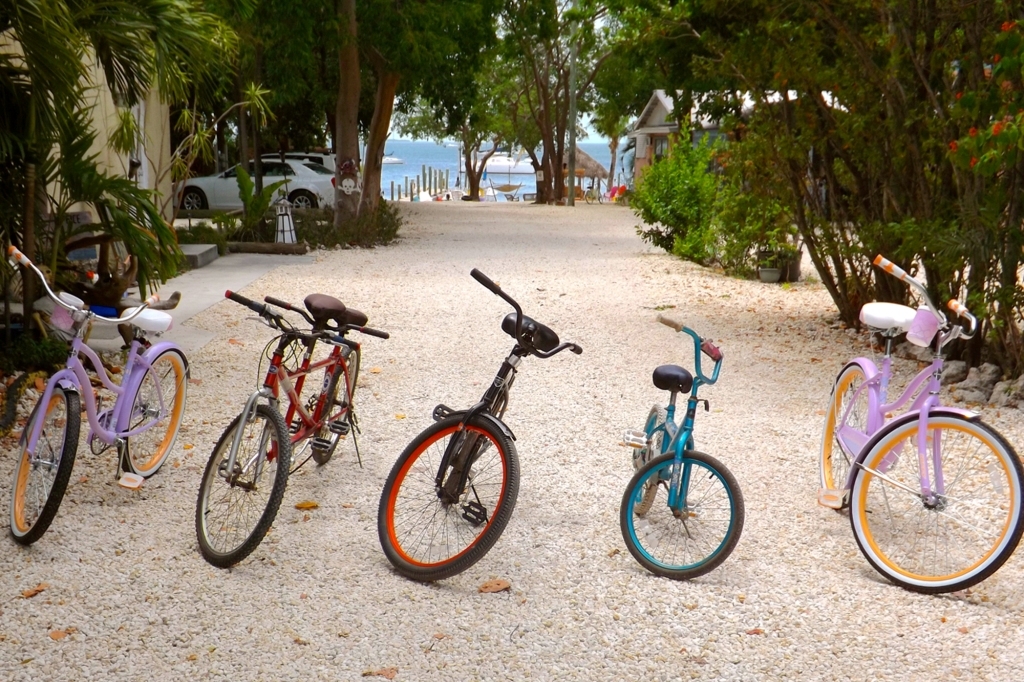 Free Use of Bicycles When You Stay at Key Largo Cottages, Florida Keys