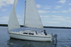 22 Ft Catalina Sailing on the Buttonwood Sound in Key Largo - from Mary Reed