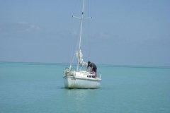 22 Ft Catalina Sailing on the Florida Bay in Key Largo Florida - from Mary Reed