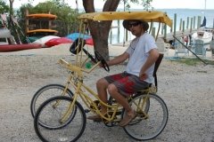 Aimee, Britni and Chris Hendrickson - Free Use of Bicycles for Guests of Key Largo Cottages