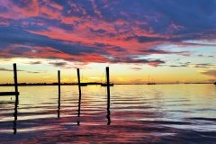 Ashley Partridge - Reddish Sky Sunset in Key Largo