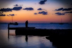 Brian Dale - Couple Enjoying the Sunset in Key Largo Florida