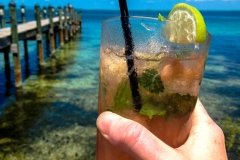 Brian Dale - Enjoying a Drink by the Beach in Key Largo Florida