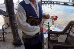 Brian Dale - Paul Officiating a Wedding in Key Largo Florida Keys