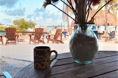 Carolee Davis - Enjoying Tea in Key Largo Cottages Key Largo