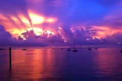 Amazing Sunset at Key Largo Cottages in Key Largo Florida - from Michael Bonanno