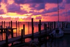 Beautiful Florida Keys Sunset from the Beach of Key Lime Sailing Club Key Largo - from Dean Anderson