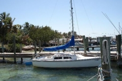 Catalina Sailboats Are Free to Use for Guests of Key Lime Sailing Club and Cottages