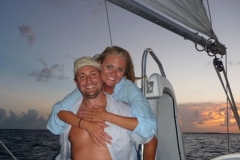 Couple Enjoying a Sailing Adventure in Key Largo by Staci & Brandon Lee