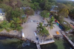 Drone Shot of Key Lime Sailing Club and Cottages by Philip Vervloesem