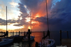 End of a Beautiful Day and Start of a Beautiful Night in Key Largo by Gerry Sheehan