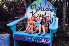 Excellent Photo Opportunity on the Super Big Ass Chair in Key Largo Florida Just Beside the Overseas Highway - from Sharyn Gray