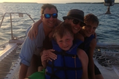 Family Enjoying a Sunset Sail in Key Largo - from Staci Allan