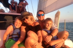Family Enjoying a Sunset Cruise in the Bay Side of Key Largo - from Staci Allan
