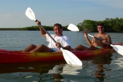 Friends Kayaking in the Florida Keys
