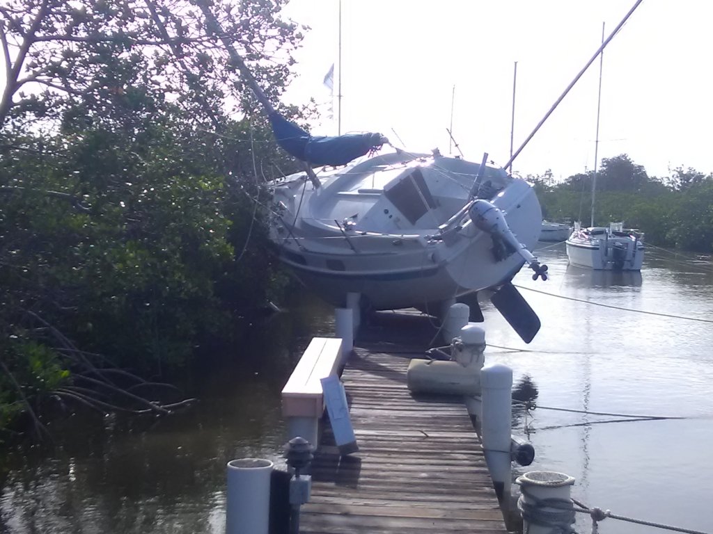 South Dade Marina after Irma