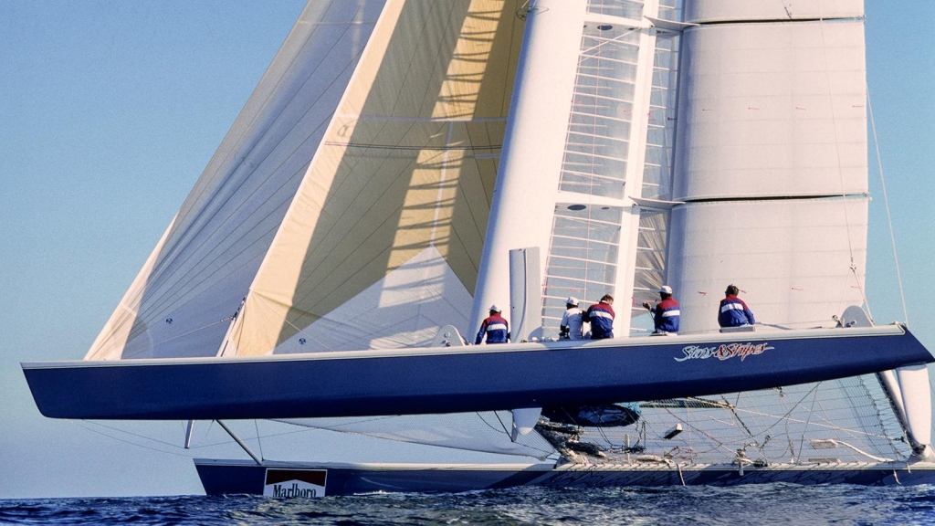 stars and stripes catamaran